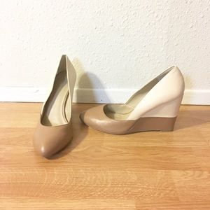 Color block wedge heels size 6.5